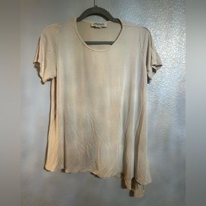 Women’s Miparti beige brown shirt size large